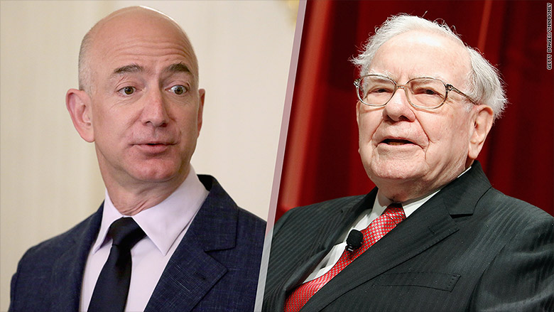 Jeff Bezos et Warren Buffett